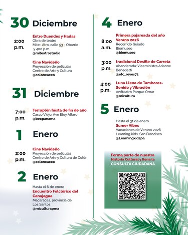 ¿Qué hacer en Navidad? Conozca las actividades culturales en todo el país