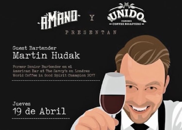 Coctelería y café con el ‘bartender’ Martin Hudák