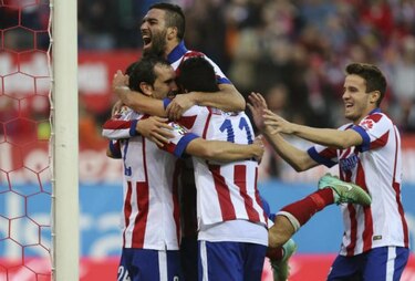 Atlético de Madrid frena al Málaga y asciende en la tabla de posiciones