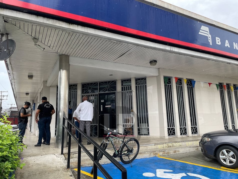 Hurtan unos $700 mil de la sucursal del Banco Nacional de Panamá en calle 26 Calidonia