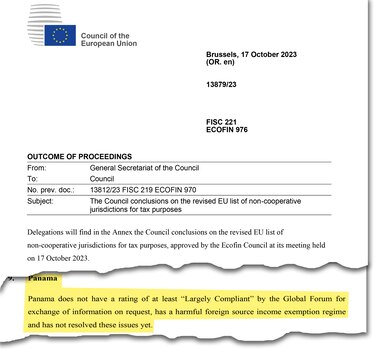 Las razones de la Unión Europea para mantener el país en su lista gris