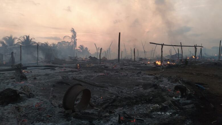 Mil 800 damnificados tras incendio en la comarca de Wargandí