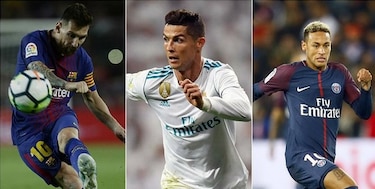 Messi, Cristiano y Neymar, finalistas para premio The Best de la FIFA