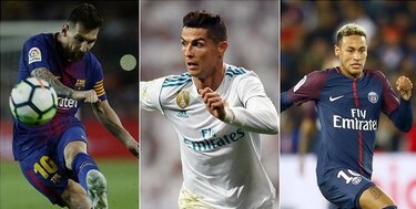 Messi, Cristiano y Neymar, finalistas para premio The Best de la FIFA