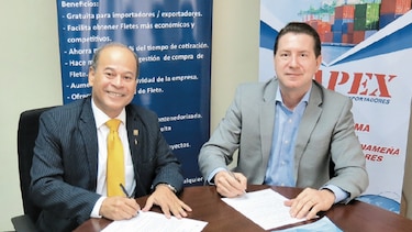 Firma de acuerdo entre Maritime & Logistics Group, S.A. y APEX