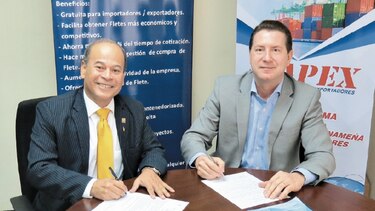 Firma de acuerdo entre Maritime & Logistics Group, S.A. y APEX