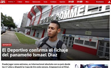 Presidente del Deportivo La Coruña confirma el fichaje de Ismael Díaz