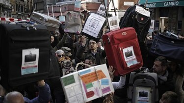 Habitantes de Venecia protestan por condiciones de vida