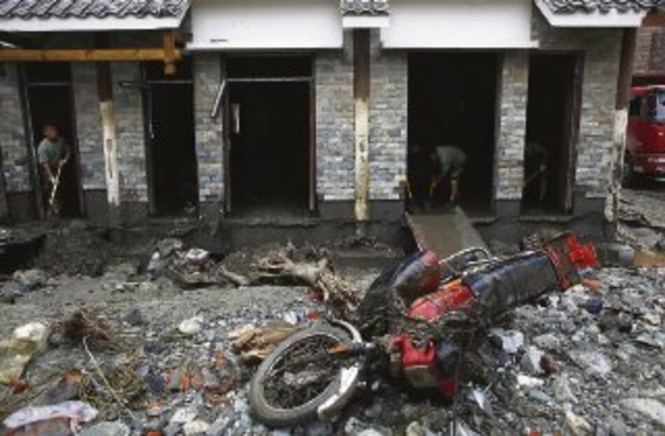 Avalanchas de lodo en China