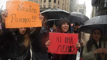 Crimen de joven argentina viste de luto a mujeres de Latinoamérica