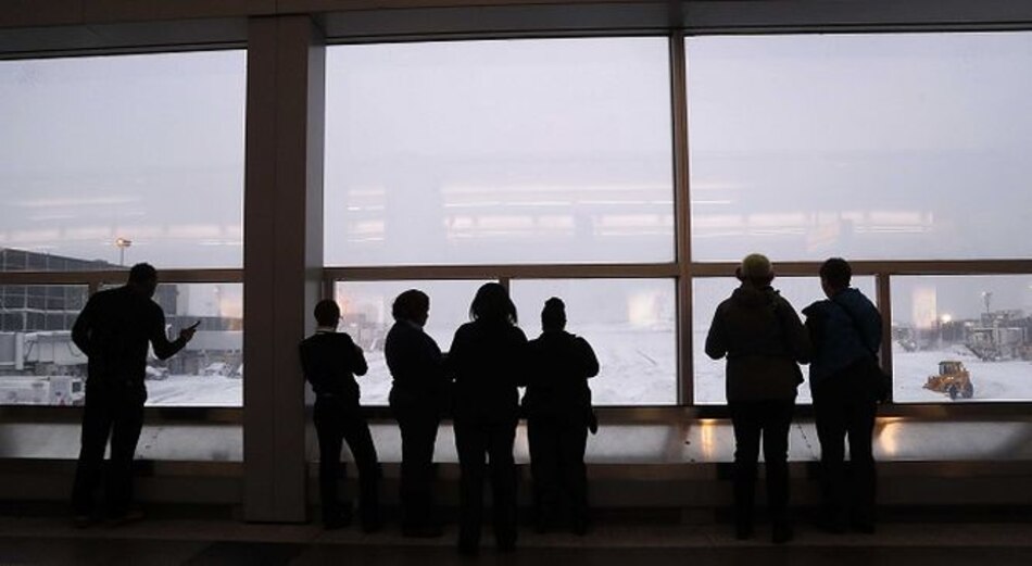 Se inunda la terminal del aeropuerto JFK de Nueva York