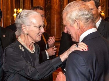 La reina Margarita de Dinamarca, positivo de covid-19 tras asistir al funeral de Isabel II