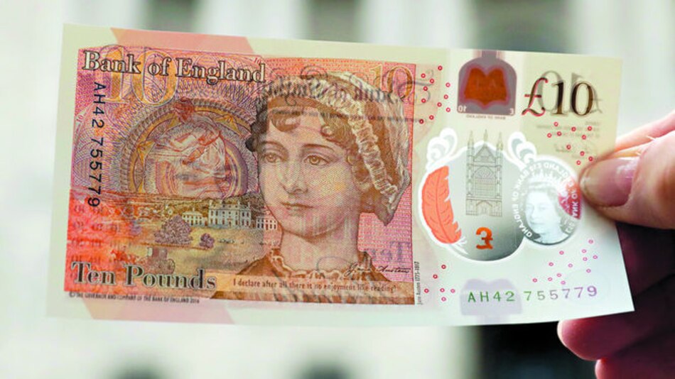 Lanzan un billete con la imagen de Jane Austen