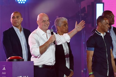 Infantino resalta los avances en Catar y denuncia una doble moral occidental
