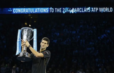 Novak Djokovic termina el año como sólido número uno