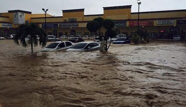 Veinte sectores inundados tras las fuertes lluvias