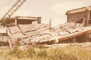 Terremoto en Puerto Armuelles: el colegio se cayó