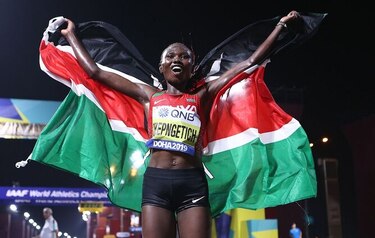La keniana, Ruth Chepngetich, primer oro en Mundial de Doha