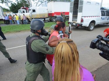 Detienen a siete precaristas por obstrucción de vía Interamericana en Chiriquí