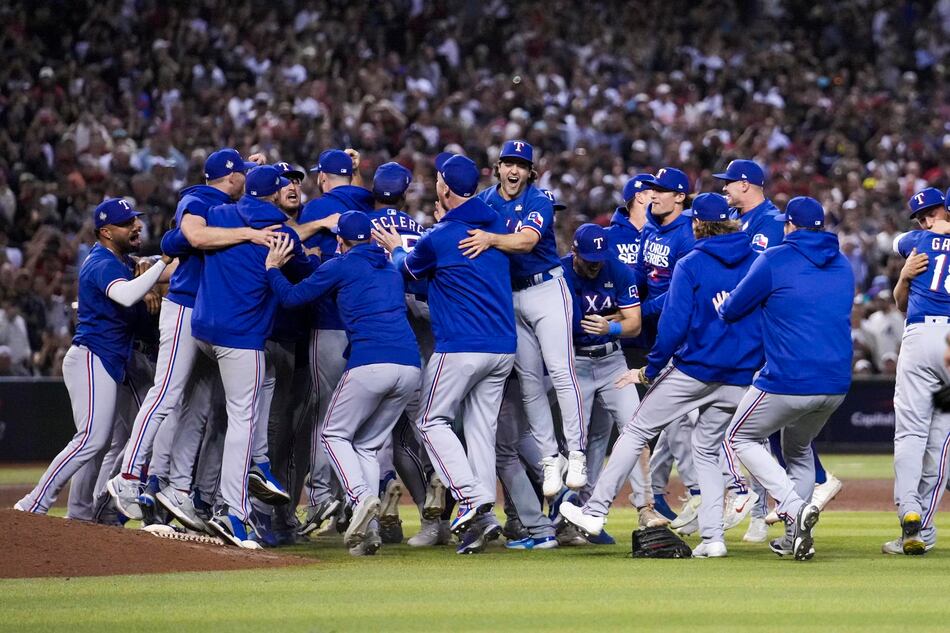 Los Rangers de Texas conquistan su primera Serie Mundial