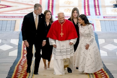 El papa León XIV inicia en Madrid su primer viaje apostólico a España