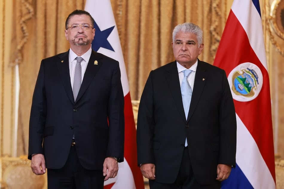 Mulino sostendrá este viernes un encuentro bilateral con Chaves en Costa Rica