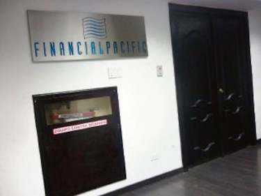 Las pistas destruidas en Financial Pacific