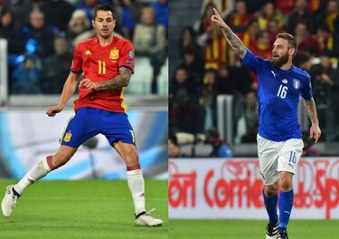 Italia y España empatan 1-1