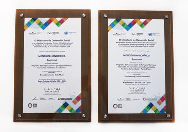 Banistmo obtuvo tres premios en la primera versión del Reconocimiento a las Buenas Prácticas del Sello ODS