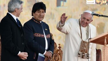 El papa destaca belleza de Bolivia y sus esfuerzos para integrar a minorías