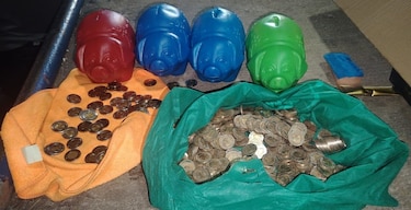 Retienen monedas ‘martinellis’ presuntamente falsas en control aduanero de Guabalá