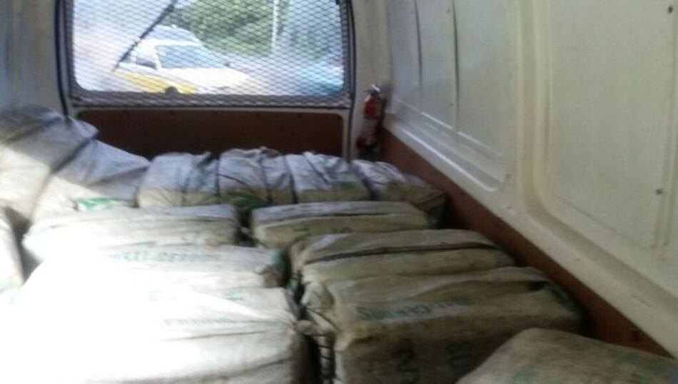 Decomisan dos toneladas de droga en Pacora