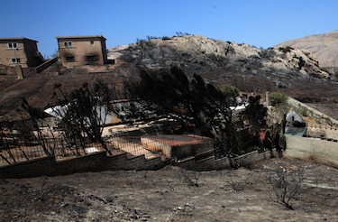 Un incendio se expande cerca de Olimpia en Grecia, al tiempo que se controla el de Atenas