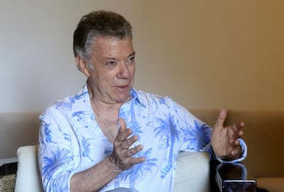 Expresidente colombiano Santos pide a De la Espriella que continúe con el acuerdo de paz
