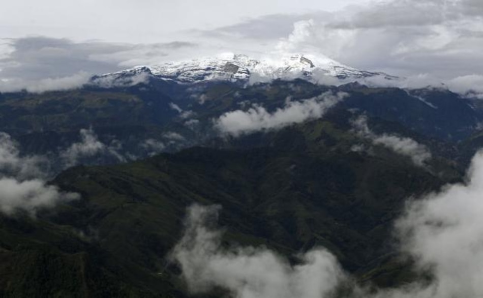Alerta roja en ríos que descienden del volcán Nevado del Ruiz