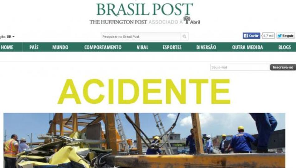 The Huffington Post lanza su edición brasileña