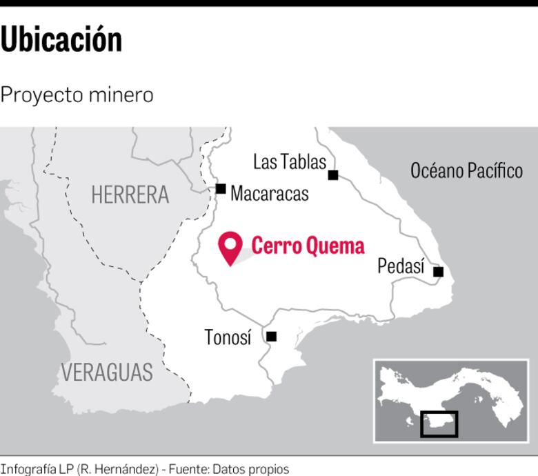 Minera canadiense pide $400 millones por cancelación de Cerro Quema