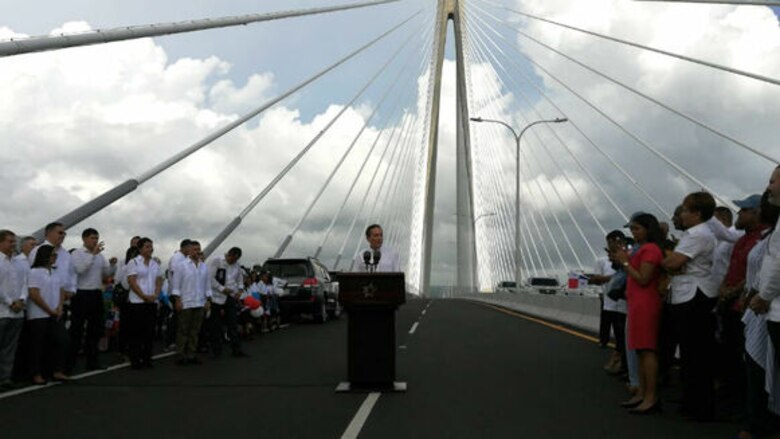 Inauguran oficialmente el puente Atlántico, el tercero sobre el Canal de Panamá