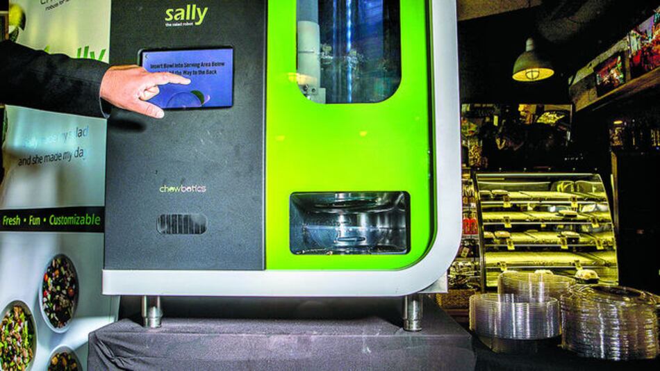 Sally, el robot de las ensaladas