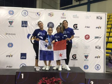 Gimnasia rítmica panameña gana medallas en el Centroamericano