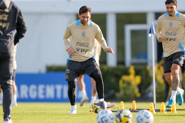 Messi saldrá como titular para el choque contra Colombia