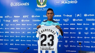 ‘Estoy contento de estar aquí para ayudar al equipo’, dice Edgar Yoel Bárcenas tras ser presentado en el Leganés