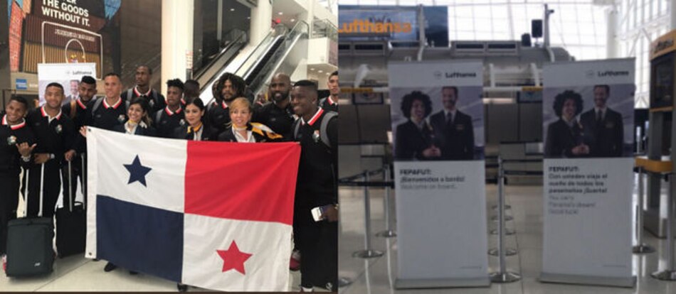 Selección de Panamá deja su huella en camino a Noruega