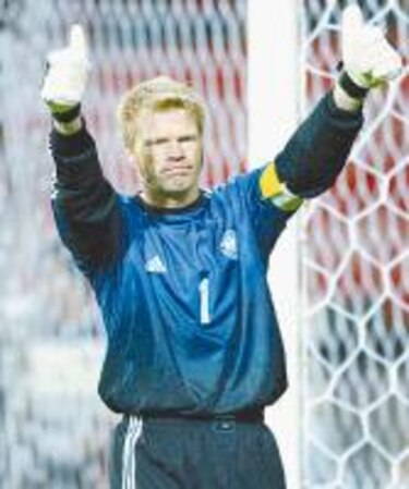Oliver Kahn se llevó de consuelo el balón de oro