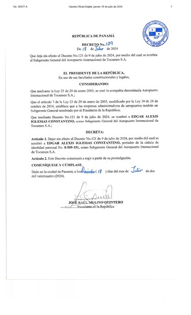 Tocumen rescinde el contrato a su agente residente, por ‘posible conflicto de intereses’