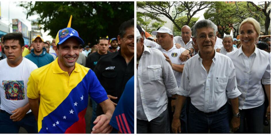 Oposición en Venezuela llama a paro nacional de 12 horas, marcha al palacio de Miraflores y declarar a Maduro en abandono del cargo