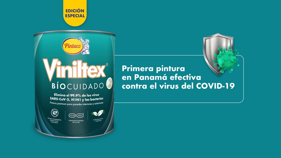 Pintuco presenta la primera pintura en Panamá Efectiva contra el virus del COVID-19