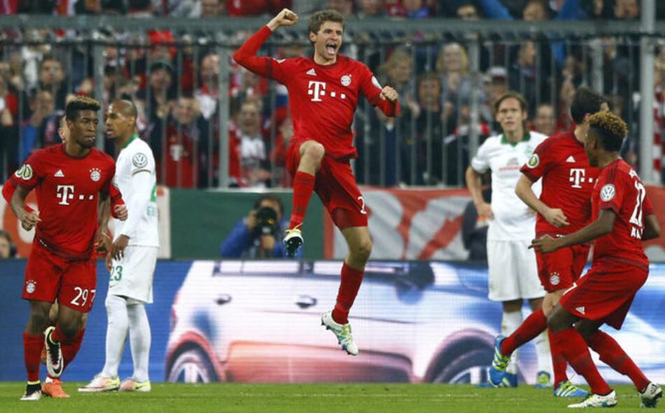 Bayern vence 2-0 al Werder Bremen y se clasifica para la final de Copa