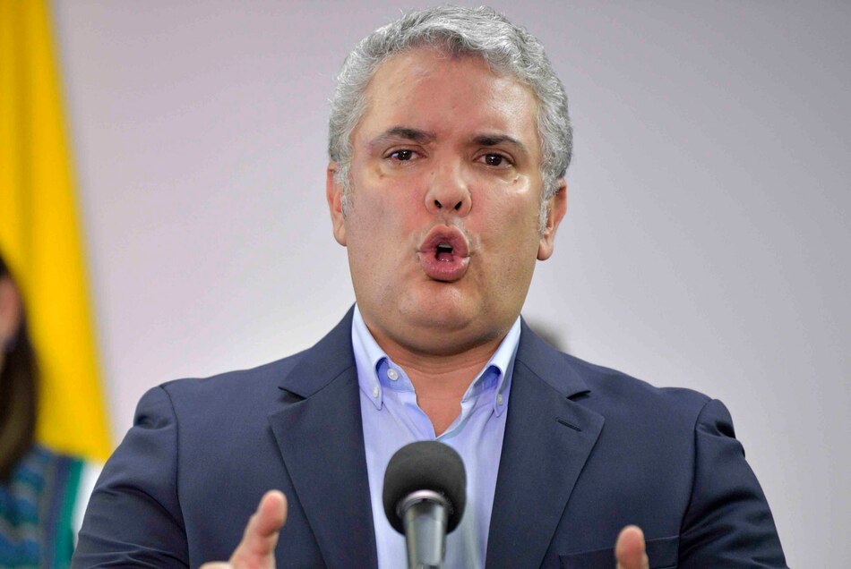 Iván Duque se somete a la prueba del coronavirus, por mantener contacto con un alcalde contagiado