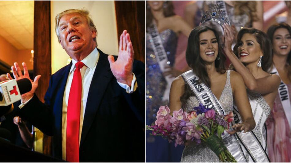 Donald Trump llama 'hipócrita' a Paulina Vega, actual Miss Universo